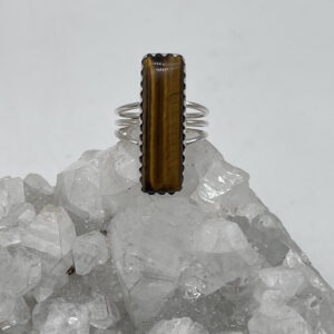 Tigers Eye Ring, Size 8 1/2