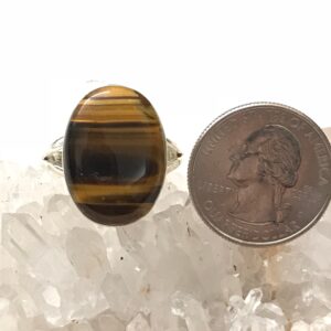Tigers Eye Ring, Size 9 1/2