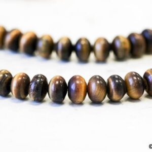 M/ Tiger Eye 10mm Rondelle Beads 15.5" Strand Natural Gemstone For Jewelry Making 210-1100 A- M/ Tiger Eye 10mm Rondelle Beads 15.5" Strand Natural Gemstone For Jewelry Making 210-1100 A-