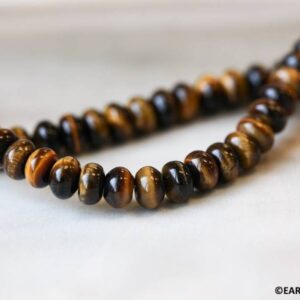 M/ Tiger Eye 8mm/ 6mm Rondelle Beads 16" Strand Natural Gemstone Beads For Jewelry Making M/ Tiger Eye 8mm/ 6mm Rondelle Beads 16" Strand Natural Gemstone Beads For Jewelry Making