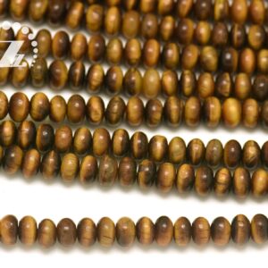 Yellow Tiger Eye Smooth Rondelle Spacer Beads,roundel Bead,abacus Bead,genuine Natural,diy Beads,4x6mm 5x8mm 6x10mm,15" Full Strand Yellow Tiger Eye Smooth Rondelle Spacer Beads,roundel Bead,abacus Bead,genuine Natural,diy Beads,4x6mm 5x8mm 6x10mm,15" Full Strand
