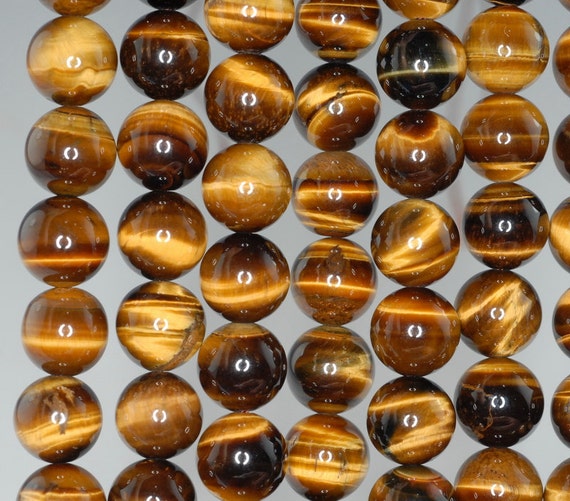 10mm Dark Cognac Tiger Eye Gemstone Yellow Grade Aa Round Loose Beads 15.5 Inch Full Strand (90186206-732) 10mm Dark Cognac Tiger Eye Gemstone Yellow Grade Aa Round Loose Beads 15.5 Inch Full Strand (90186206-732)