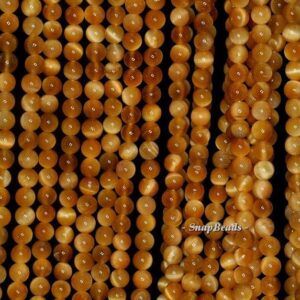 4mm Gold Tiger Eye Gemstone Grade Aaa Gold Yellow Round 4mm Loose Beads 15.5 Inch Full Strand Lot 1,2,6,12 And 50 (90189360-78)