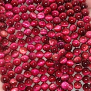 6mm Pink Tiger Eye Gemstone Grade Aaa Round Beads 16 Inch Full Strand Bulk Lot 1,2,6,12 And 50 (90187324-722b)
