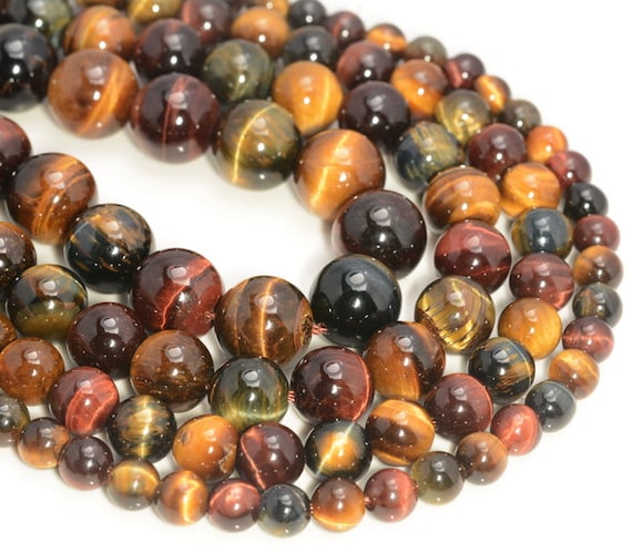 Natural Yellow Red Blue Tiger Eye Gemstone Grade Aa Mix Color 4mm 6mm 8mm 10mm 12mm Round Beads Full Strand Lot 1,2,6,12 And 50 (a238) Natural Yellow Red Blue Tiger Eye Gemstone Grade Aa Mix Color 4mm 6mm 8mm 10mm 12mm Round Beads Full Strand Lot 1,2,6,12 And 50 (a238)