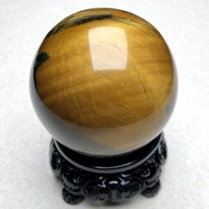 1.97"natural Yellow Tiger's Eye Small Sphere,charming Solid Crystal Ball, Flashy Gems Sphere,boutique Ball,valentine Crystal Ball Gift