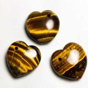 Golden Tiger Eye Small Hearts*