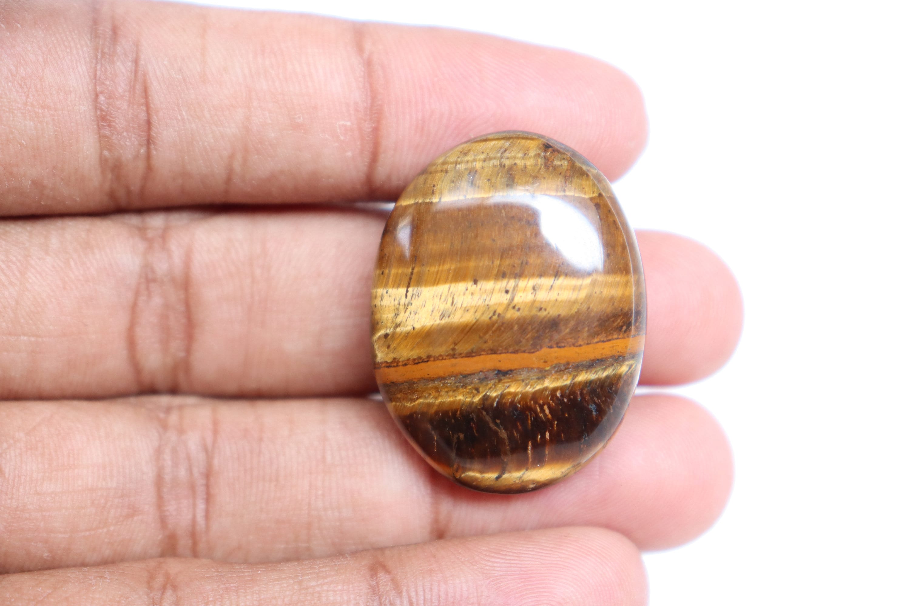 Natural Tiger Eye Palm Stone For Reiki And Chakra Healing, Gold Tigers Eye Crystal Palm Stone Crystal Palm Stone Healing Crystal Collection