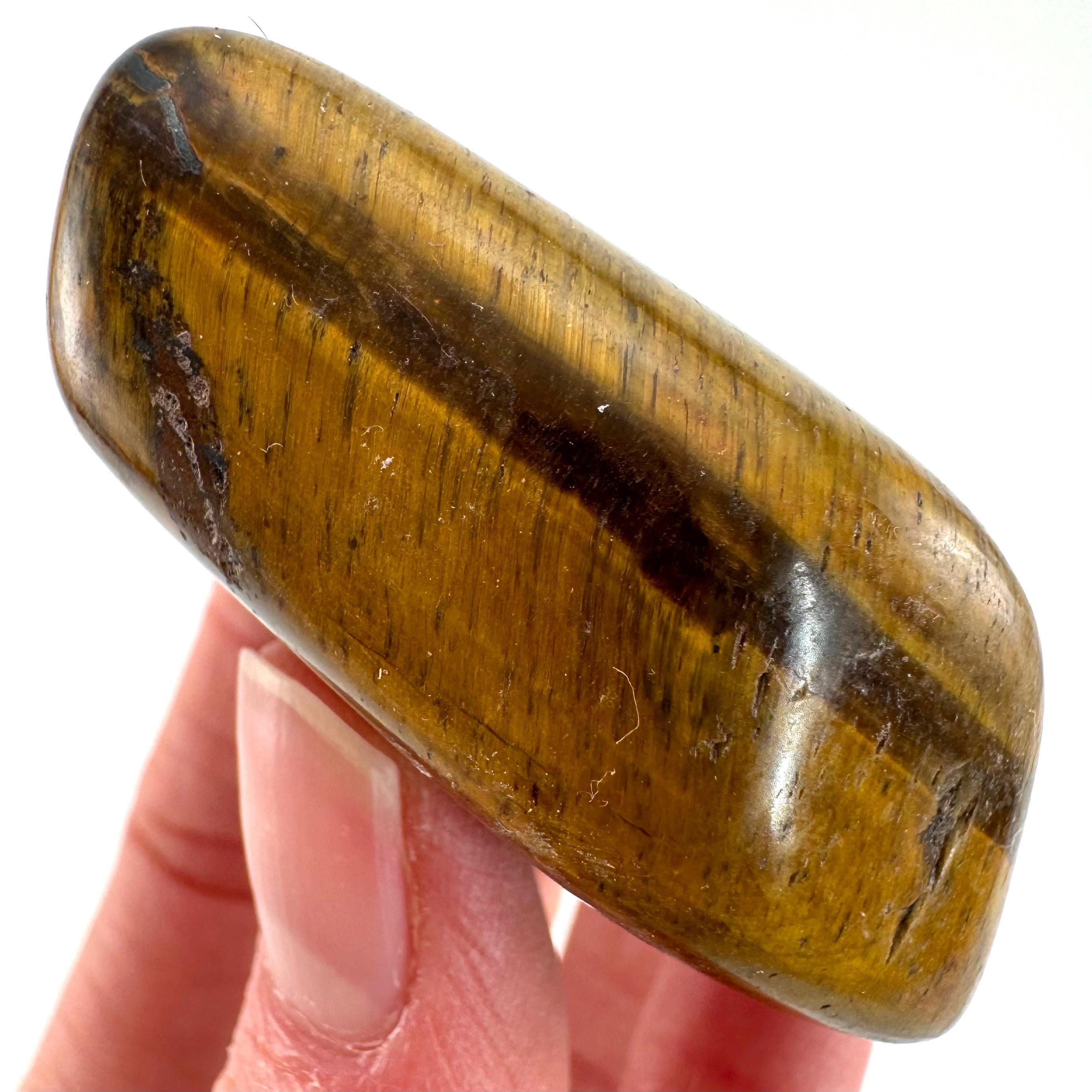 Polished Tiger's Eye Freeform Crystal (5x5cm, 93g)