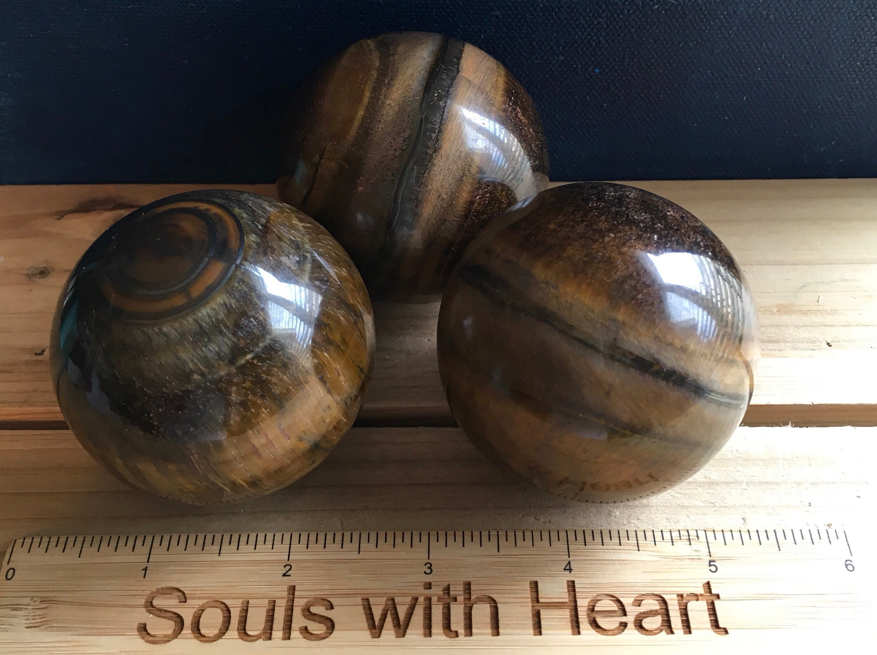 Tiger's Eye Sphere: Spiritual Healing Stone, Chakra Crystal