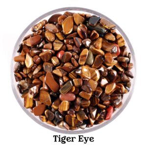 Tiger Eye Chip Stones, Luck And Confidence, Small Ritual Crystals Tiger Eye Chip Stones, Luck And Confidence, Small Ritual Crystals