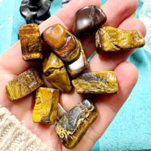 Tiger Eye To Qualify For This Price. Tumbled Tigers Eye Golden Tumble Flashy Gemstone Polished Gems Tumbled Stones Bulk Buy Rocks