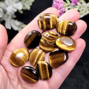 Polished Tiger's Eye Crystal, Tumbled Tigers Eye - Tigers Eye Gemstones