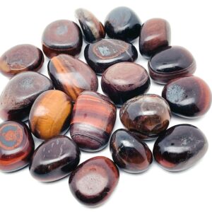 Red Tiger Eye Tumbled Stone - Polished Tumble Stone - Large Red Tiger Stone - Heal Stone - TU1123