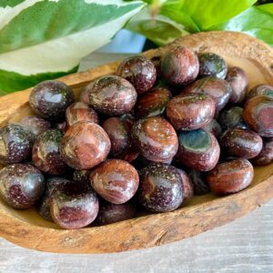 Red Tiger's Eye Tumbled Stone , Natural Gemstone Crystal