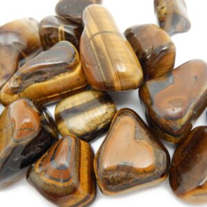 Tiger Eye Tumbled Stone - Choose 1,3,5 10 Stones - (TS-07)