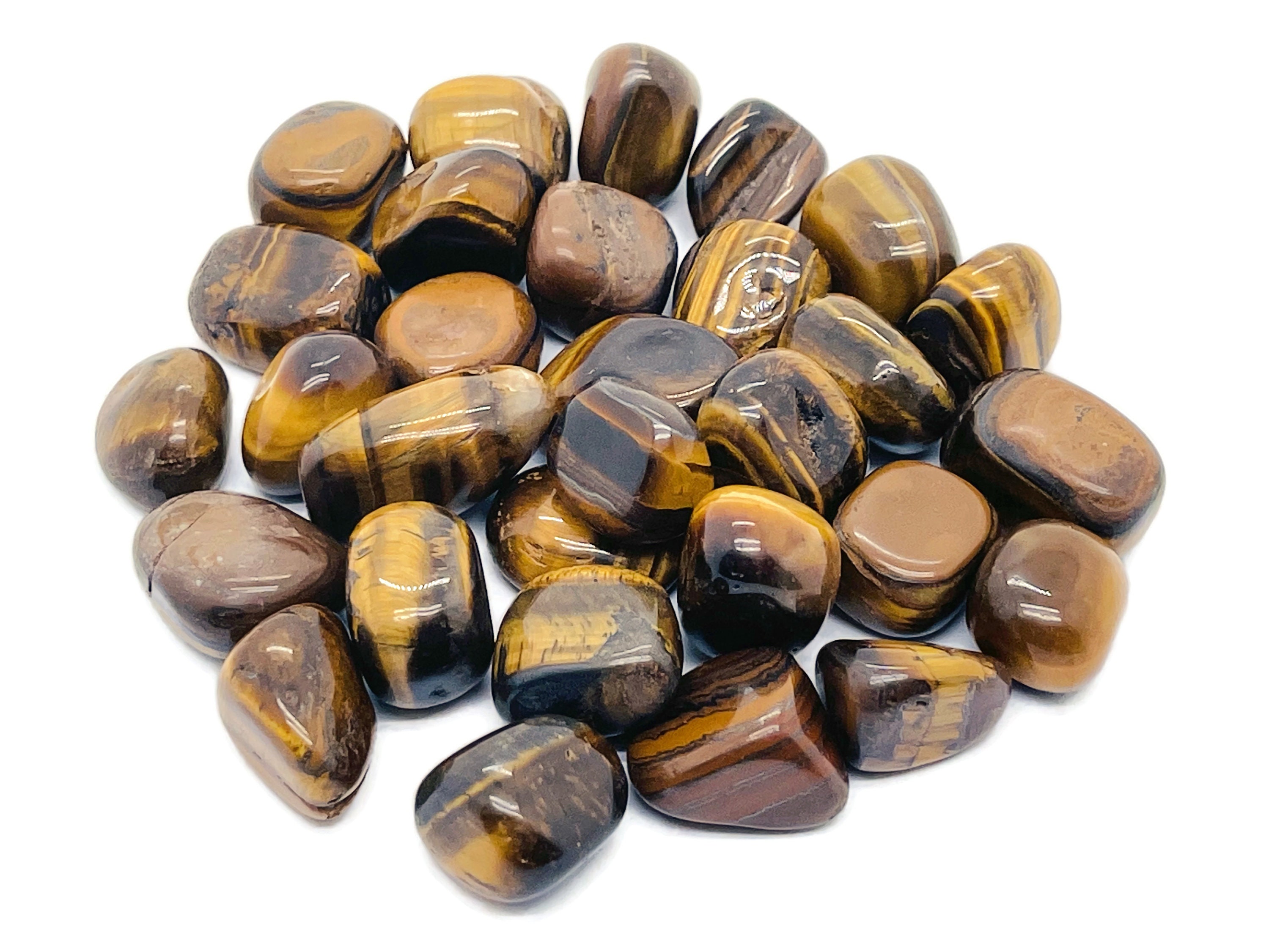 Tiger Eye Tumbled Stone - Tiger Eye Gemstone - Loose Gemstone - Natural Stone -tiger Eye Stone - Tu1024