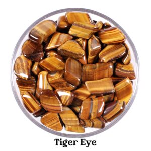 Tigers Eye Tumbled Stone, Gift For Crystal Lovers, Natural Golden Brown Protection Gemstone