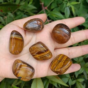 Tiger's Eye Tumbled Stones 20-40mm (1"-1.5")