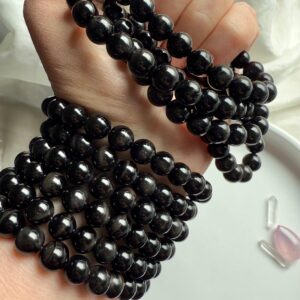 Black Tiger’s Eye Bracelet – Root Chakra Healing Crystal Jewelry, Grounding  Stones