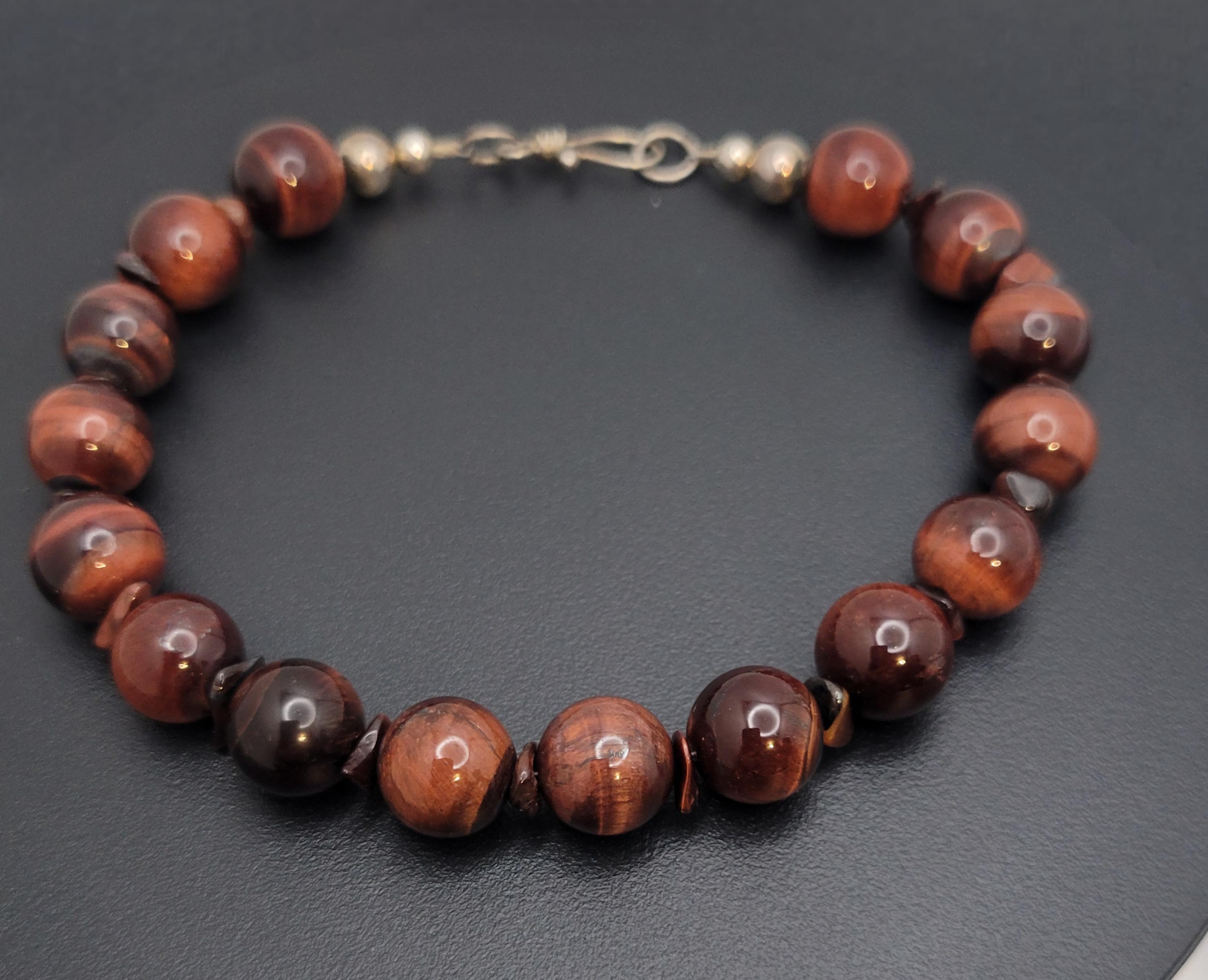 Tiger Iron Is A Special Combination Of Stones Of Banded Layers Of Hematite, Red Jasper, And Tiger Eye Giving This Piece Rare Beauty.