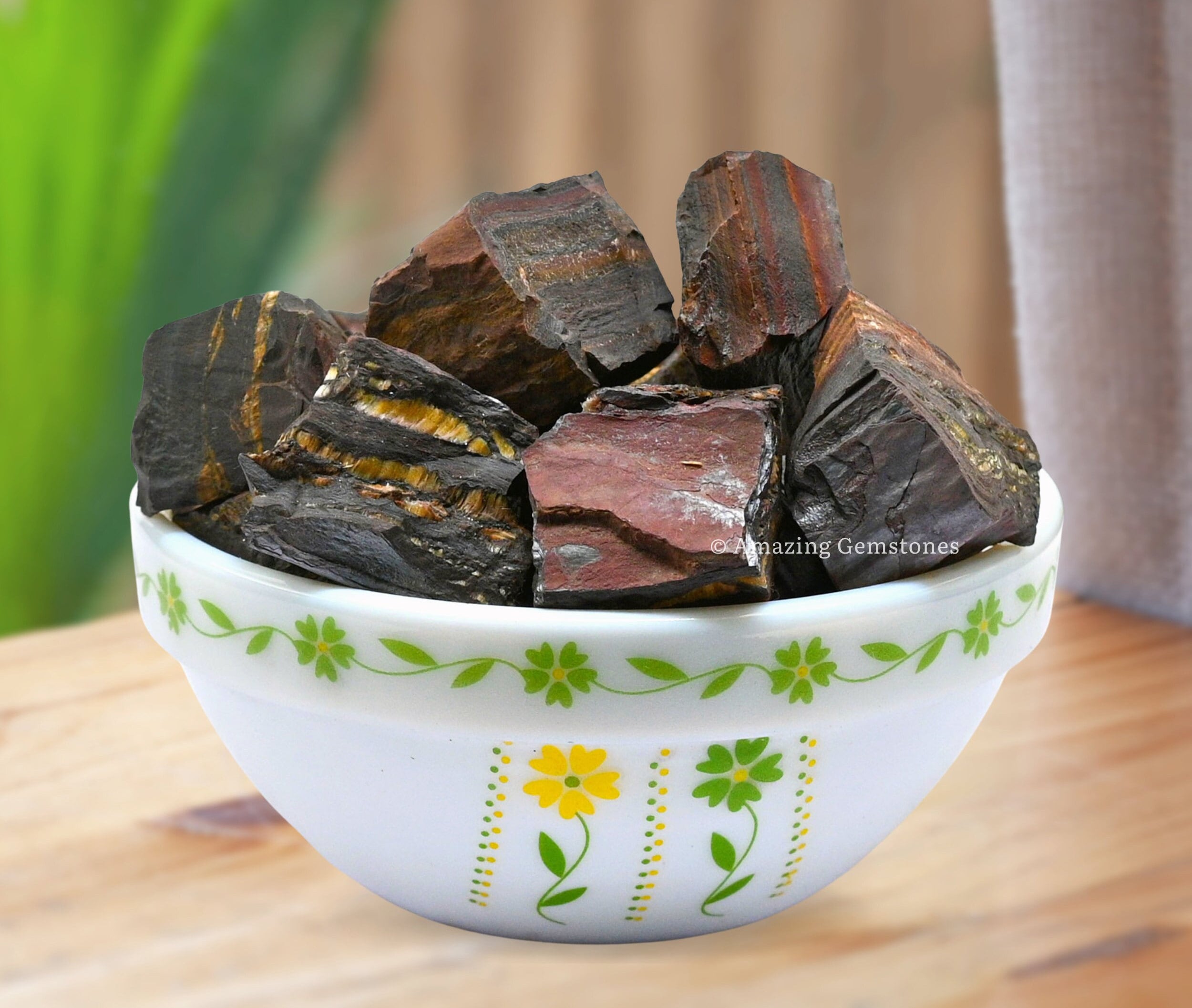 Iron Tiger Eye Rough Gemstones, Natural Raw Crystals, Diy Tumbling Iron Tiger Eye Rough Gemstones, Natural Raw Crystals, Diy Tumbling
