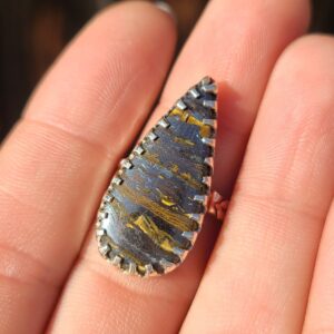 Iron Tiger Eye 925 Ring Iron Tiger Eye 925 Ring