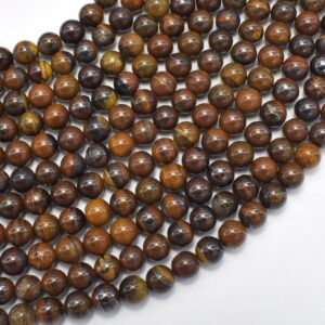 Tiger Iron, 6mm, Round Beads, 15.5 Inch, Full strand, Approx. 65 beads, Hole 0.8mm (423054011) Tiger Iron, 6mm, Round Beads, 15.5 Inch, Full strand, Approx. 65 beads, Hole 0.8mm (423054011)