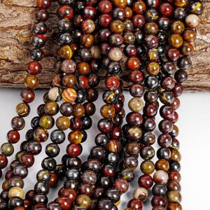 6mm Dark Red Tiger Iron Beads Grade Aa Genuine Natural Gemstone Half Strand Round Loose Beads 7.5" For Jewelry Making 6mm Dark Red Tiger Iron Beads Grade Aa Genuine Natural Gemstone Half Strand Round Loose Beads 7.5" For Jewelry Making