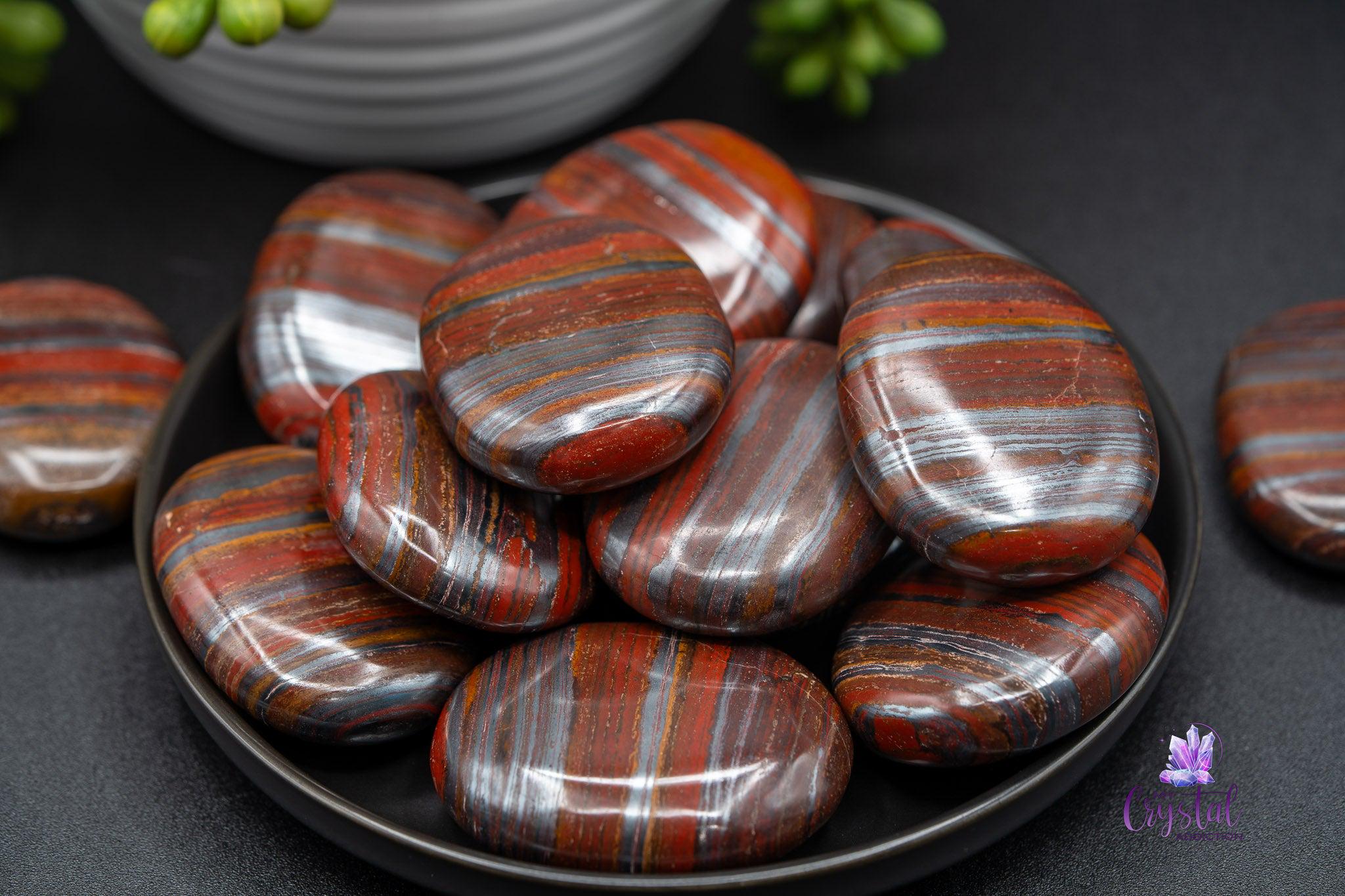 High Quality Tiger Iron Palm Stone High Quality Tiger Iron Palm Stone