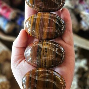 Tiger Iron Palm Stone, One, Large, Meditation, Altar, Crystal Grids, Feng Shui, Reiki, Wicca
