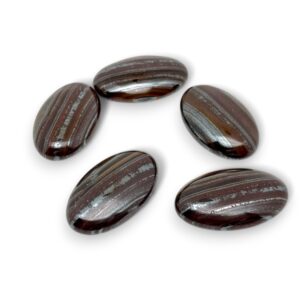 Tiger Iron Palm Stone  - Mugglestone Palm Stone - Meditation Worry Stone - Crystal Healing - 5-6cm - PA1053