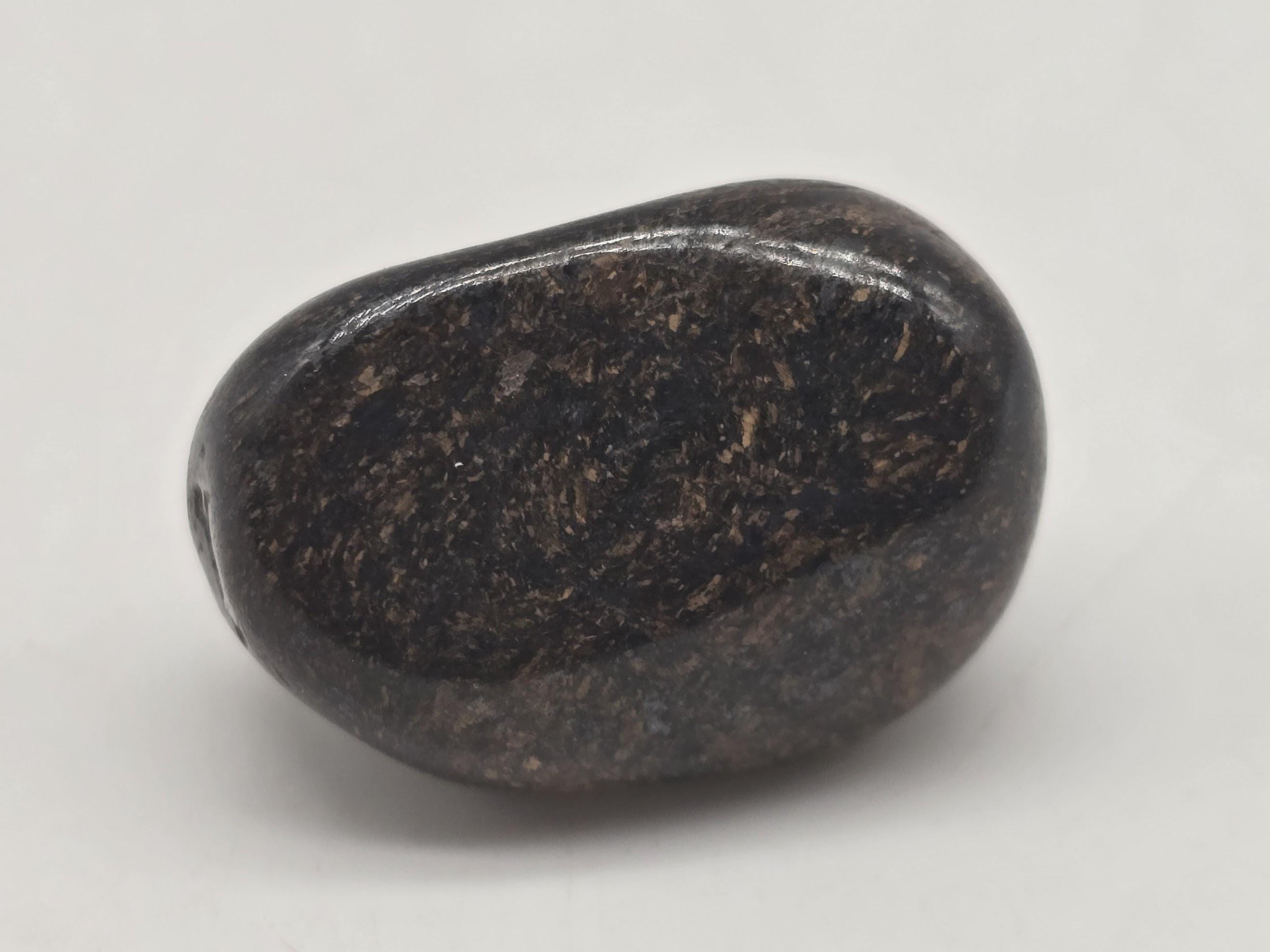 Catiron, Tiger Iron Tumbled Gemstone Rock 1-1.75 Inch W Info Card Pack Of 2 Metaphysical Healing Grounding