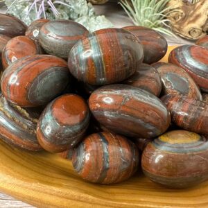 Red Tiger Iron Tumbled Stone Red Tiger Iron Tumbled Stone