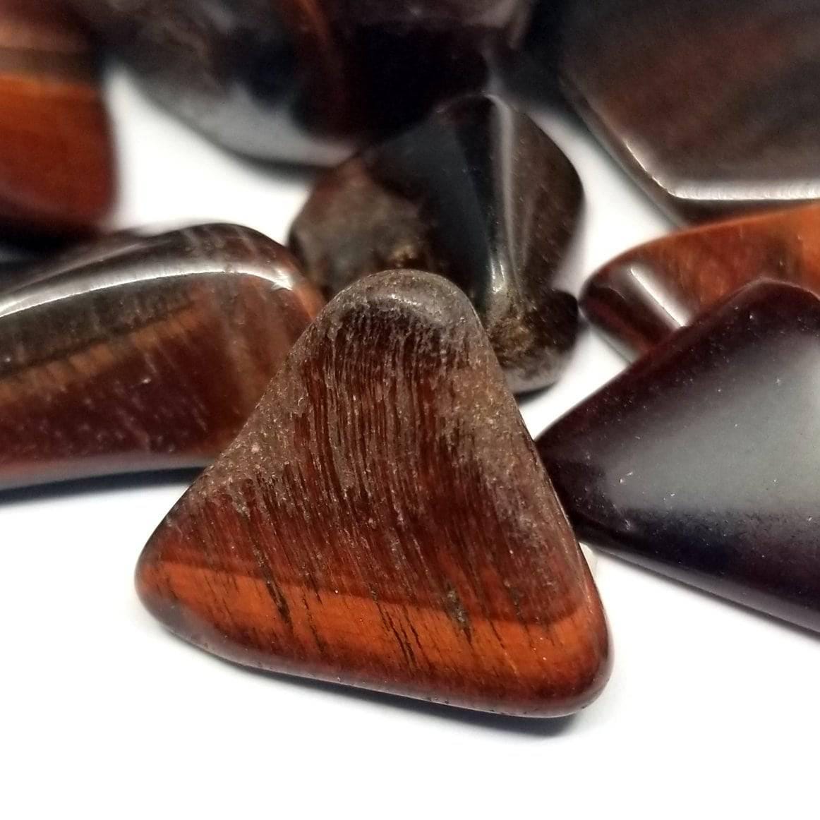 Tiger Iron (red Tiger's Eye) Tumbled Stone