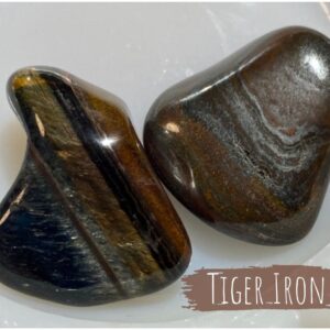 Tiger Iron Tumbled Stones