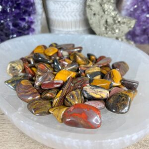 Tiger Iron Tumble, Polished Stones, Pocket Crystal, Healing Crystals, Energy work