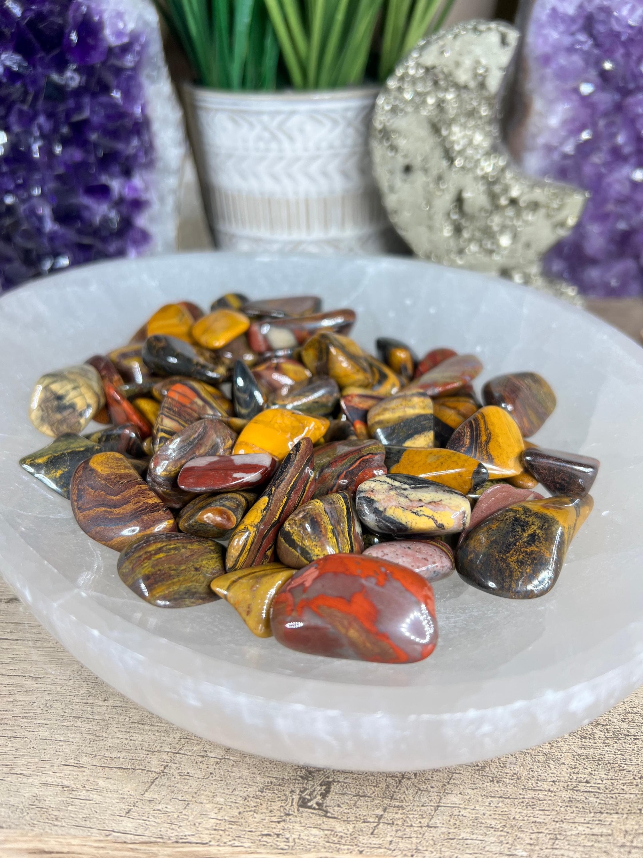 Tiger Iron Tumble, Polished Stones, Pocket Crystal, Healing Crystals, Energy Work