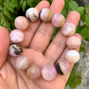 Top Quality Pink Aragonite Calcite Beads Bracelet, Aragonite Bracelet, Pink Aragonite Bracelet, Pink Calcite Bracelet, Pink Calcite Bracelet Top Quality Pink Aragonite Calcite Beads Bracelet, Aragonite Bracelet, Pink Aragonite Bracelet, Pink Calcite Bracelet, Pink Calcite Bracelet