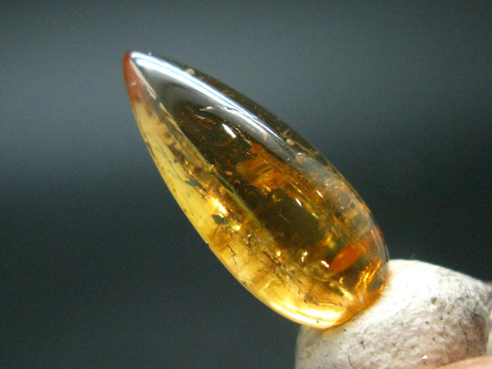 Gem Imperial Topaz Cabochon From Brazil - 6.92 Carats Gem Imperial Topaz Cabochon From Brazil - 6.92 Carats