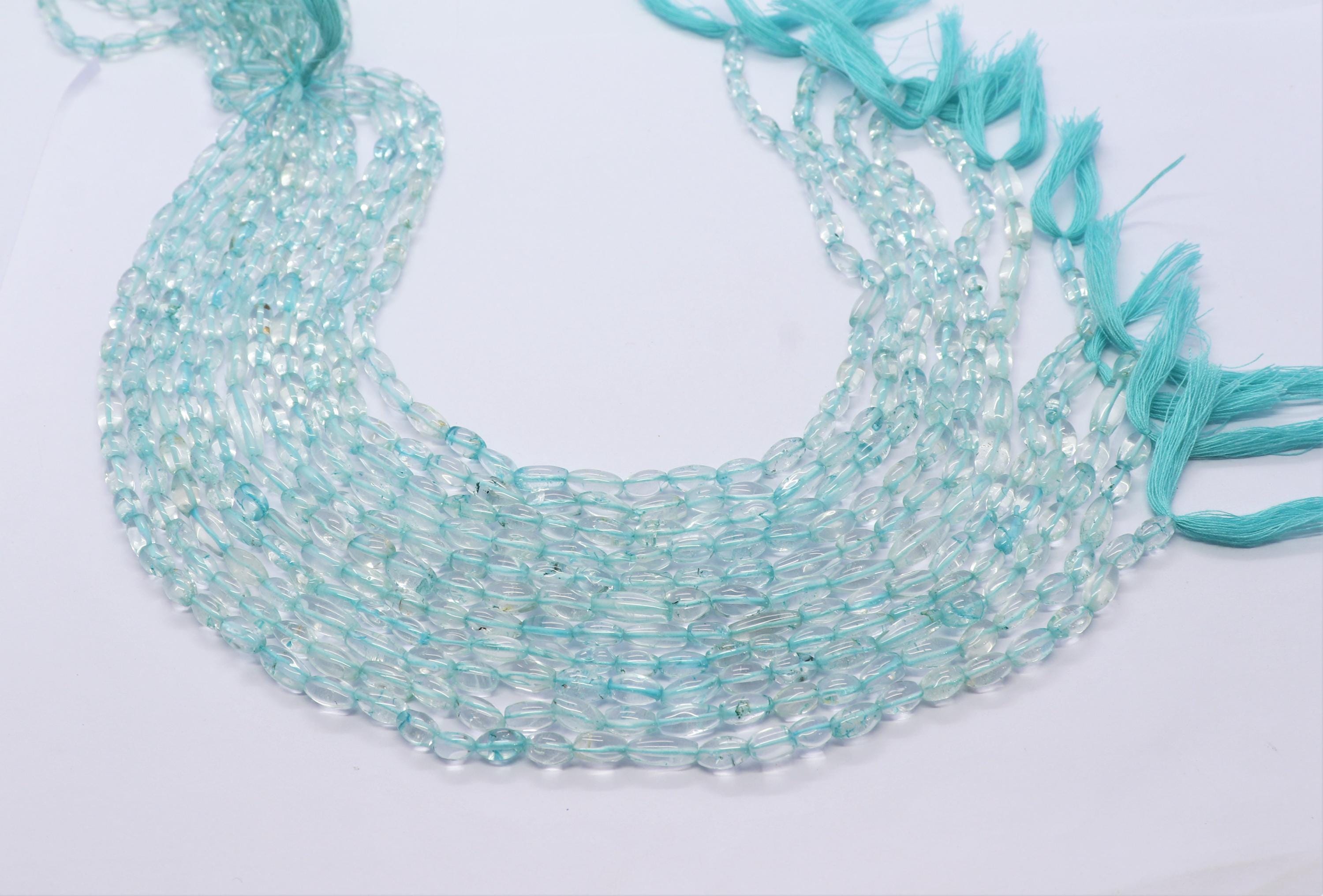 Aaa Natural Sky Blue Topaz Smooth Uneven Shape Nuggets Beads, 5x9 Mm Blue Topaz Tumble Beads, 13 Inch Plain Sky Topaz Nuggets Beads