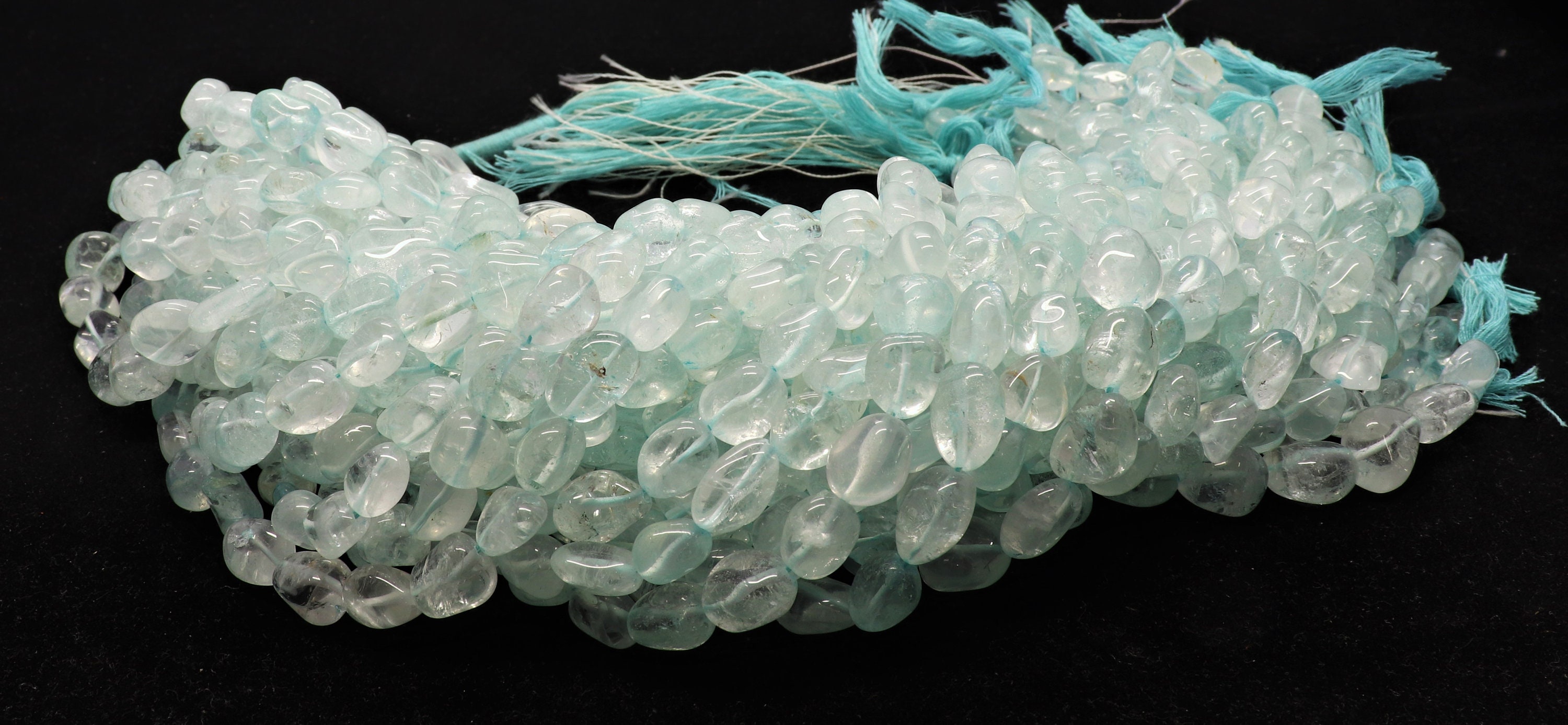 Aaa Natural White Topaz Smooth Uneven Shape Nuggets Beads, 8x11-9x12 Mm Topaz Tumble Beads, 12 Inch Smooth White Topaz Oval Beads