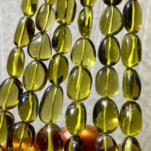 Aaa++ Oilish Green Topaz Beads 3 Layer Necklace Natural Green Topaz Smooth Nuggets Beads Green Topaz Nuggets Green Topaz Gemstone Necklace Aaa++ Oilish Green Topaz Beads 3 Layer Necklace Natural Green Topaz Smooth Nuggets Beads Green Topaz Nuggets Green Topaz Gemstone Necklace