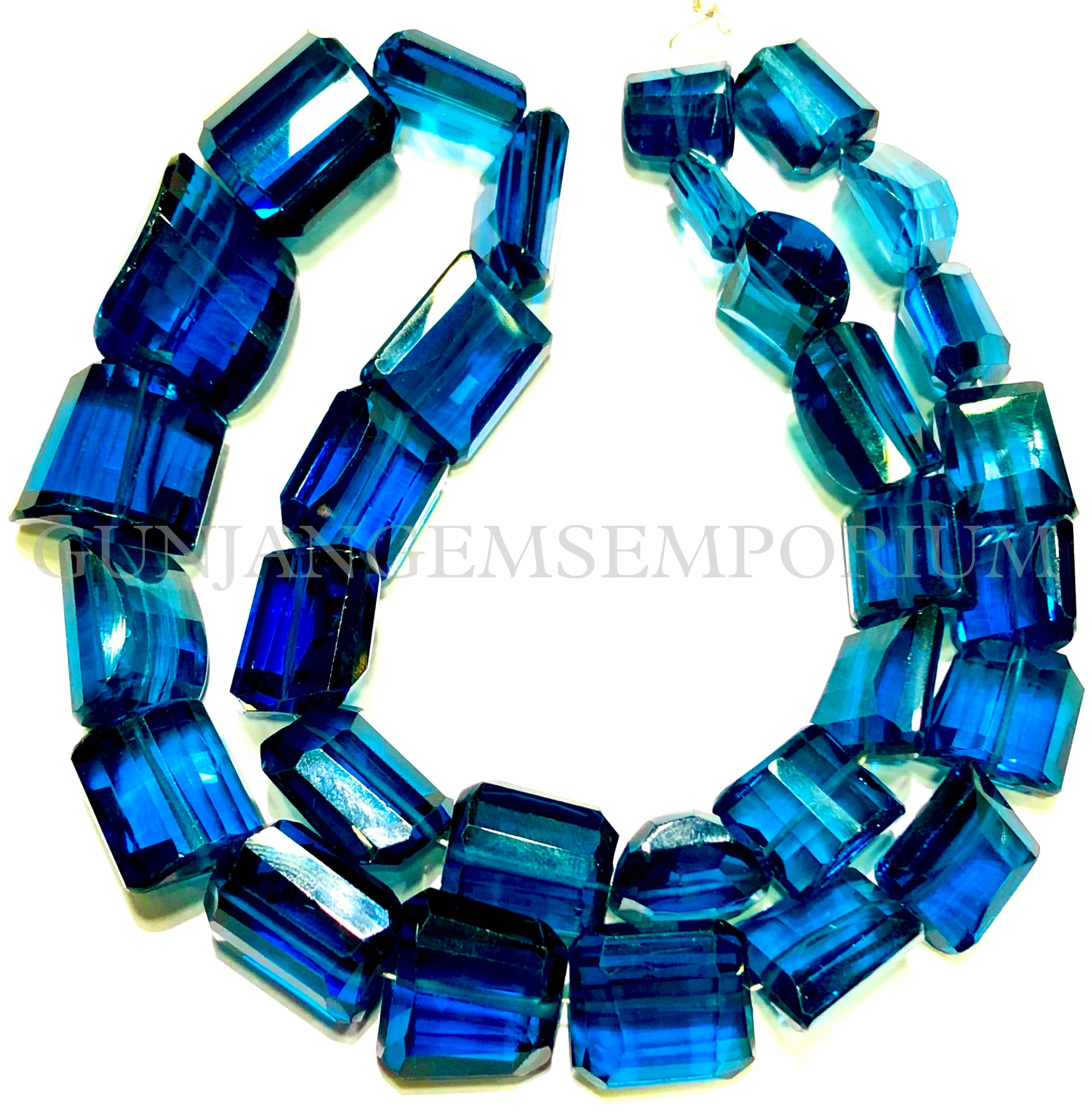 Aaaa++ Extremely Gorgeous~~neon Blue London Topaz Faceted Nuggets Beads Blue London Topaz Nuggets London Blue Topaz Gemstone Beads Wholesale Aaaa++ Extremely Gorgeous~~neon Blue London Topaz Faceted Nuggets Beads Blue London Topaz Nuggets London Blue Topaz Gemstone Beads Wholesale