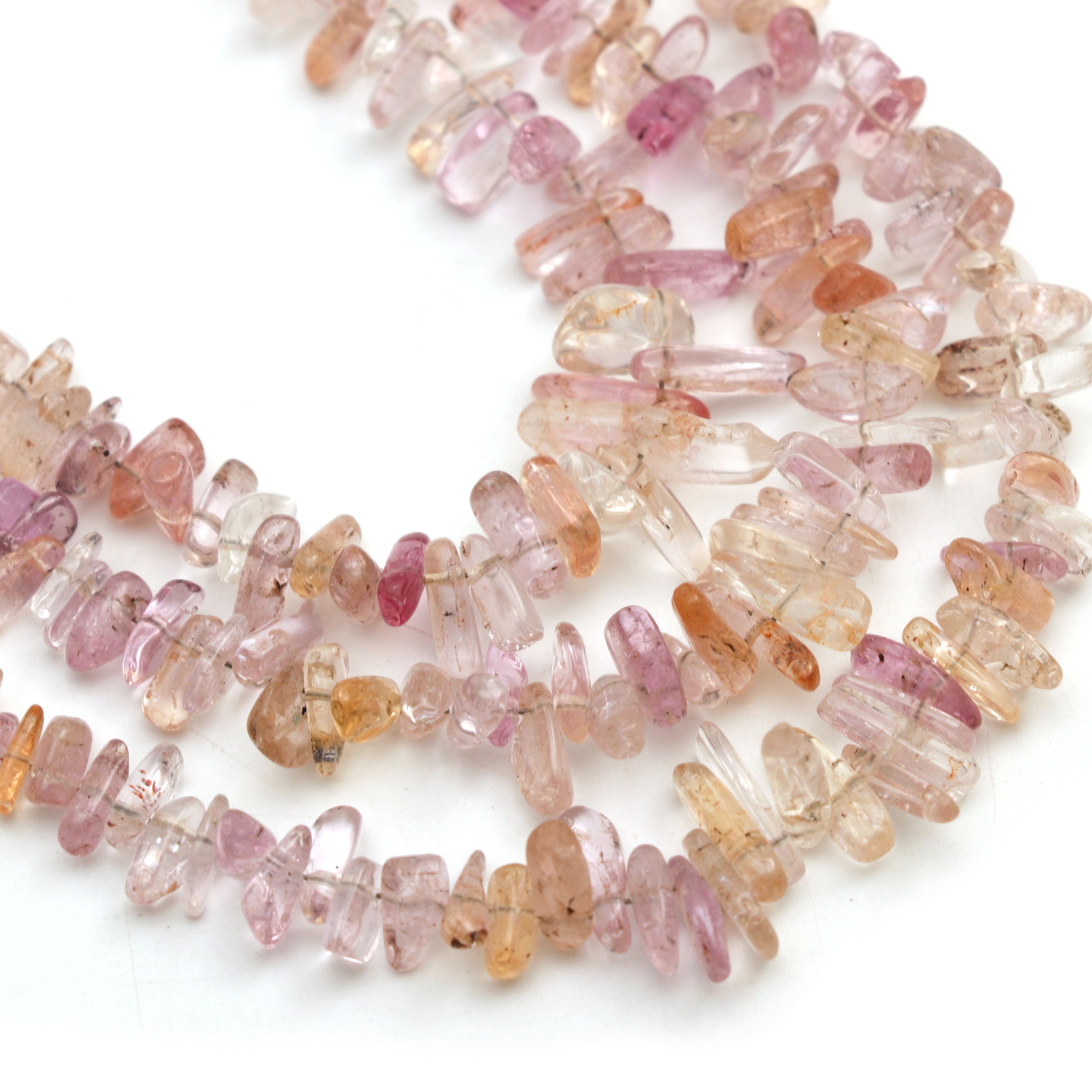 Imperial Topaz Smooth Nuggets Beads | 4x5.5 Mm To 4.5x11.5 Mm | Imperial Topaz Necklace Beads | 8 Inch Full Strand | Price Per Strand
