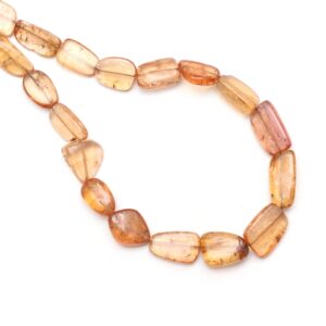 Imperial Topaz Smooth Tumble Beads , 6.5x9 Mm To 8x17 Mm , Imperial Topaz , Gem Quality, 18 Inch Full Strand, Price Per Strand Imperial Topaz Smooth Tumble Beads , 6.5x9 Mm To 8x17 Mm , Imperial Topaz , Gem Quality, 18 Inch Full Strand, Price Per Strand