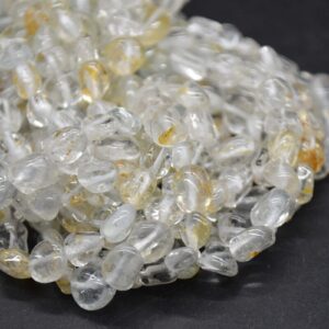 Mixed Topaz Gemstone Tumblestone Nugget Pebble Beads - 5mm - 8mm - 15" Strand Mixed Topaz Gemstone Tumblestone Nugget Pebble Beads - 5mm - 8mm - 15" Strand