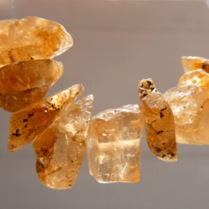 Imperial Raw Topaz Crystals 10-11mm Beads -9 Pcs- Natural-jewelry Making -gemstone Craft Beads Imperial Raw Topaz Crystals 10-11mm Beads -9 Pcs- Natural-jewelry Making -gemstone Craft Beads
