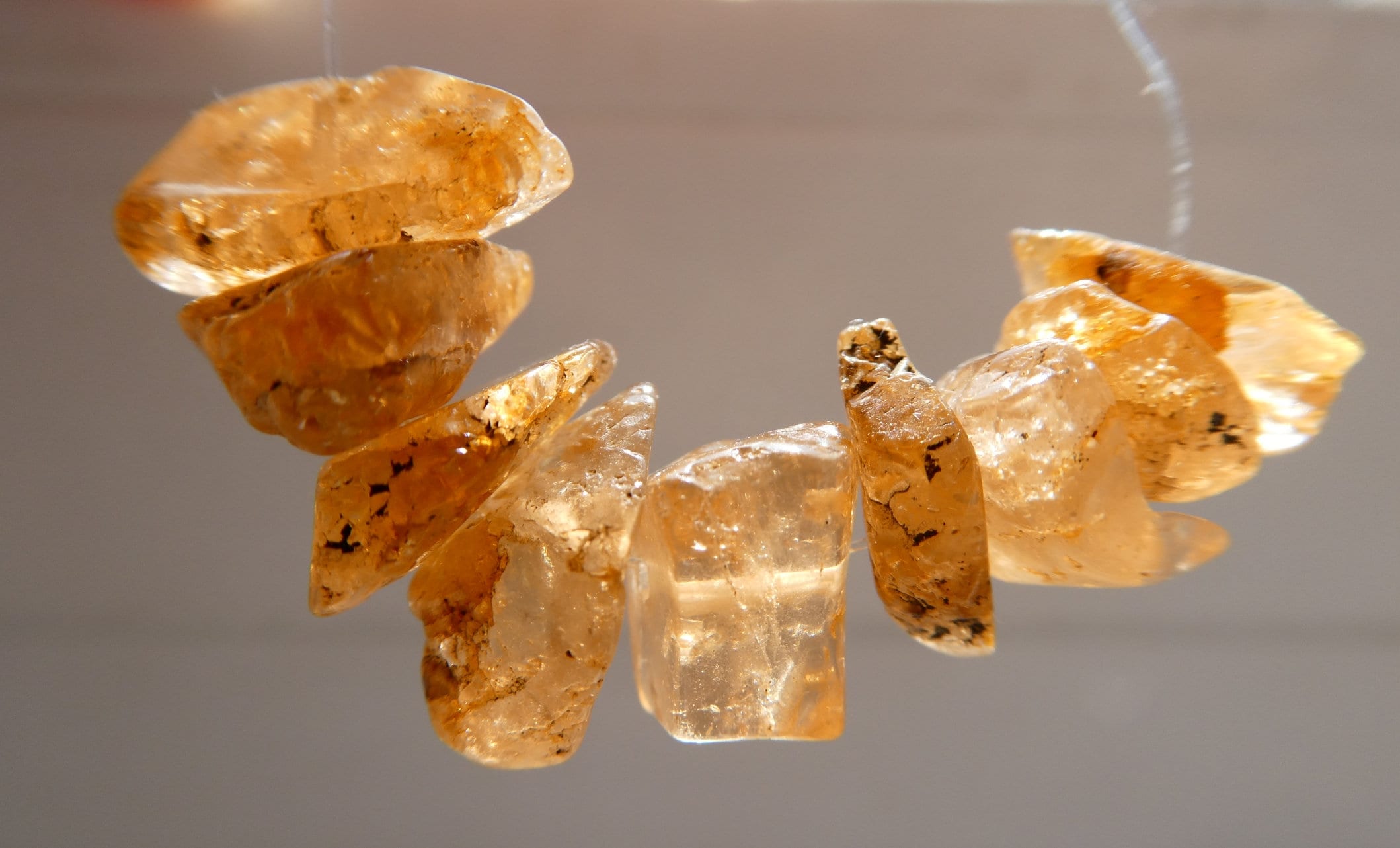 Imperial Raw Topaz Crystals 10-11mm Beads -9 Pcs- Natural-jewelry Making -gemstone Craft Beads
