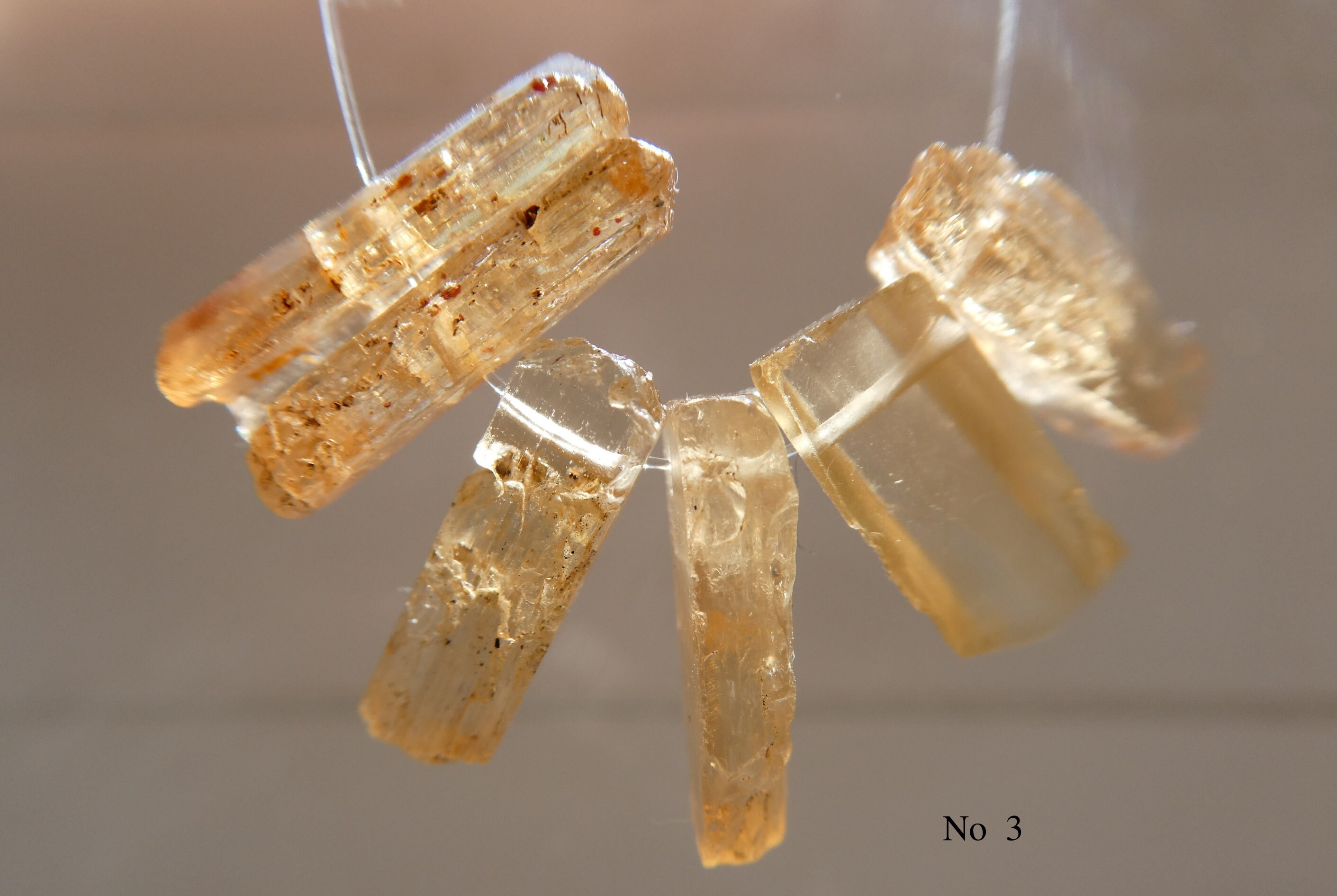 Imperial Raw Topaz 9-15mm Stick Beads -6 Chunky Gemstone -natural Craft Beads-jewelry Making